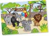 108-teiliges Set: Zoo & Zootiere
