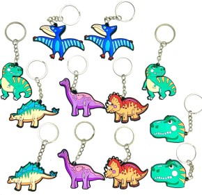 12 Schlüsselanhänger Dinos
