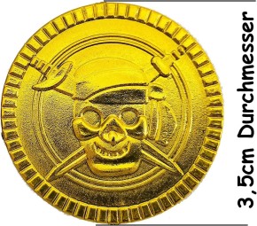 150 Piraten Goldmünzen