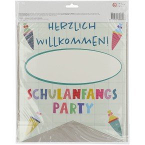 Wimpel Schulanfang zum Beschriften