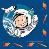 104-teiliges Set: Astronaut Flo