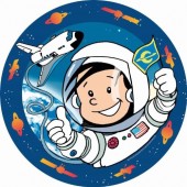 104-teiliges Set: Astronaut Flo
