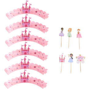 Cupcake Deko Set Pretty Princess
