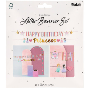 Happy Birthday Banner Pretty Princess