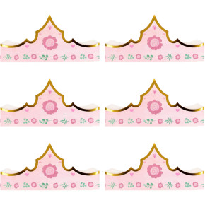 6 Partykronen Pretty Princess