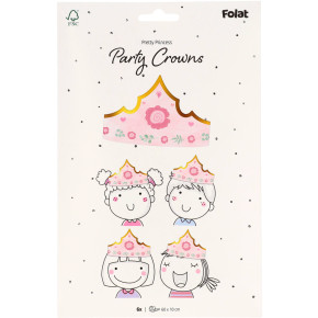 6 Partykronen Pretty Princess