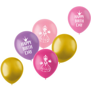 6 Luftballons Pretty Princess