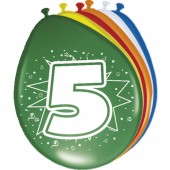 Deko-Set für den 5. Geburtstag
