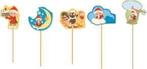 10 Cupcake Deko-Sticks - Unser Sandmännchen