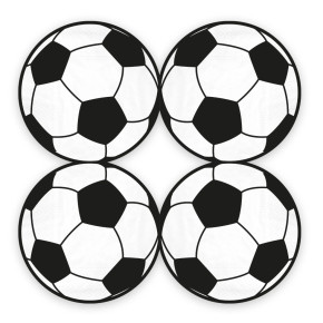 10 Servietten Fußball