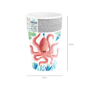 6 Party-Becher Ozean