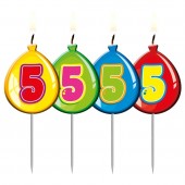 Deko-Set für den 5. Geburtstag