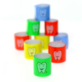 12 Schnapp-Armbänder Zähne