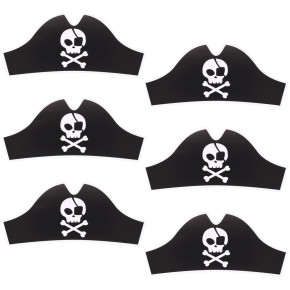 6 Piratenhüte