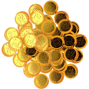 Konfetti Goldmünzen