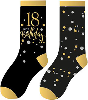 Socken - Happy Birthday 18. Geburtstag