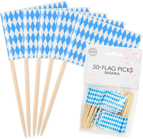 50 Flaggenpicker Bayern/ Oktoberfest