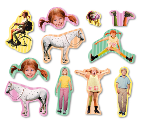 62-teiliges Spar-Set: Pippi Langstrumpf
