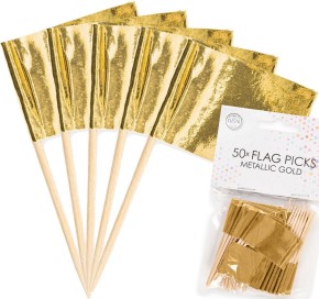 50 Flaggenpicker Gold