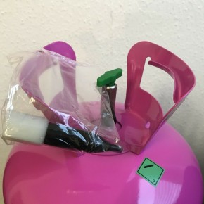 Ballongas-Flasche mit Helium für 50 Ballons